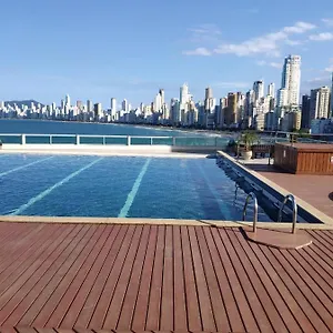  Apartamento Flat Prédio Frente Mar